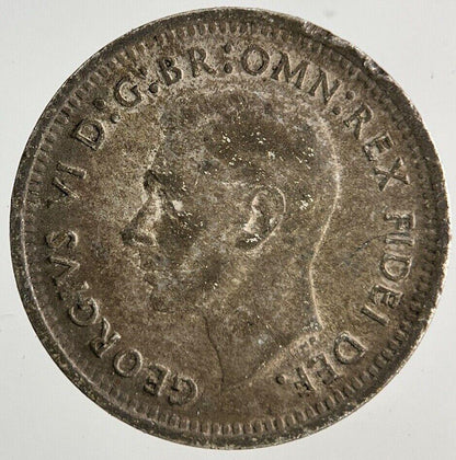 1951 Australia Threepence Silver Coin | Fine Collectable Grade