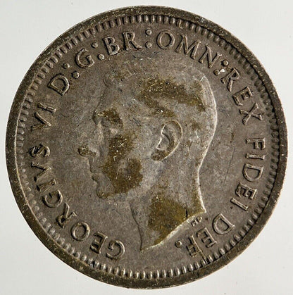 1951 Australia Threepence Silver Coin | Fine Collectable Grade