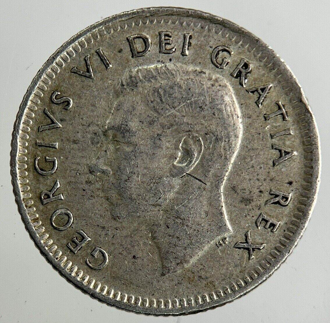 1951 Canada 10 Cents Silver Coin | Fine Collectable Grade