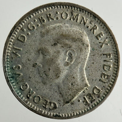 1951 Australia Threepence Silver Coin | Fine Collectable Grade