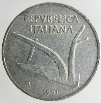 1951 Italy 10 Centesimi Coin | Fine Collectable Grade