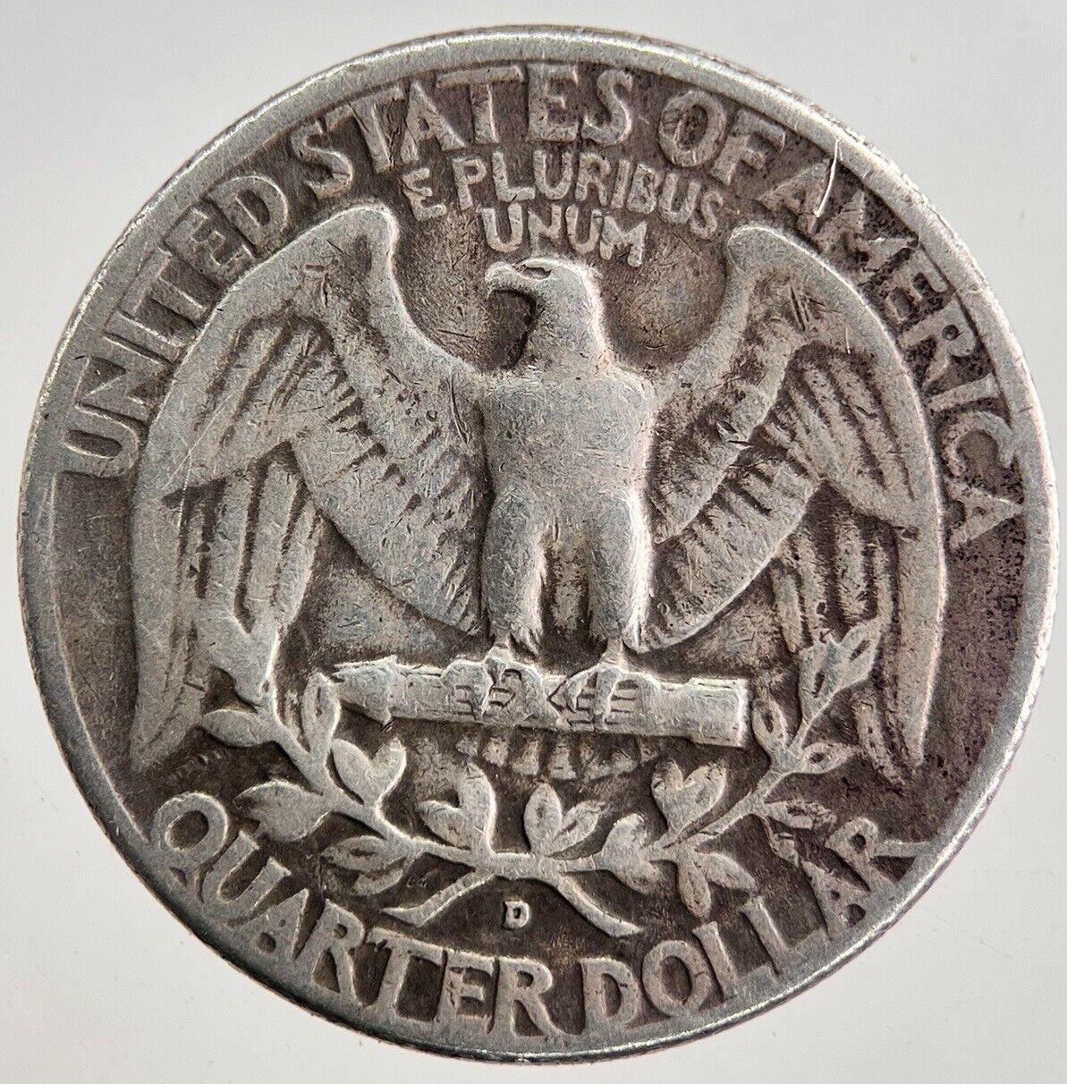 1951-D US American Quarter Silver Coin | Collectable Grade | a8203