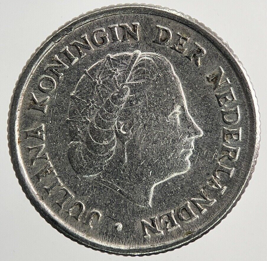 1951 Netherlands 10 Cents Coin | Very High Grade