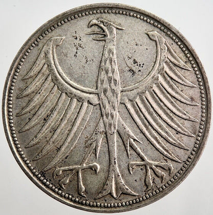 1951-D Germany 5 Mark Silver Coin | Very High Grade | a7783