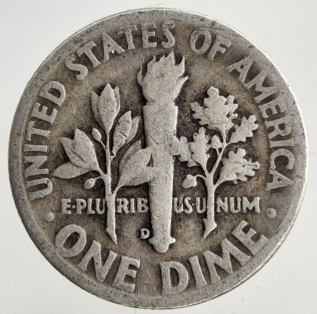 1951-D US USA Roosevelt One Dime Silver Coin | Collectable Grade