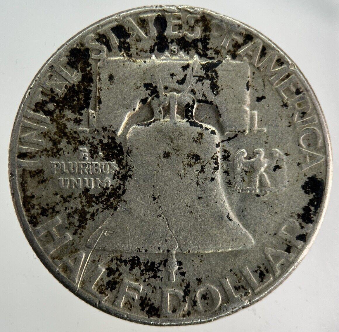 1951-S US USA Benjamin Half Dollar Silver Coin | Collectable Grade