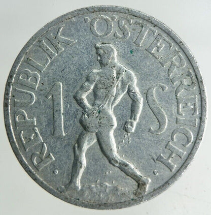 1952 Austria 1 Schilling Coin | Fine Collectable Grade