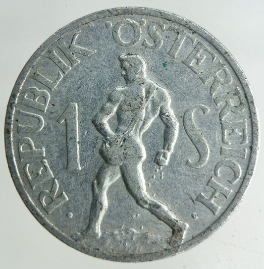 1952 Austria 1 Schilling Coin | Fine Collectable Grade