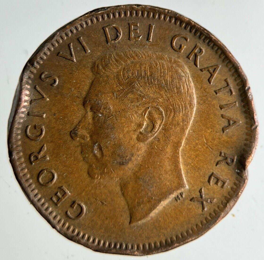 1952 Canada 1 One Cent Coin | Fine Collectable Grade
