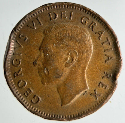 1952 Canada 1 One Cent Coin | Fine Collectable Grade