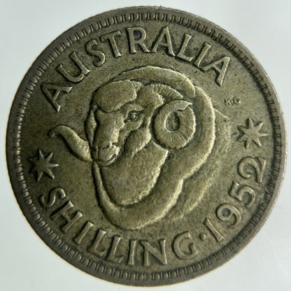 1952 Australia Shilling Silver Coin | Collectable Grade