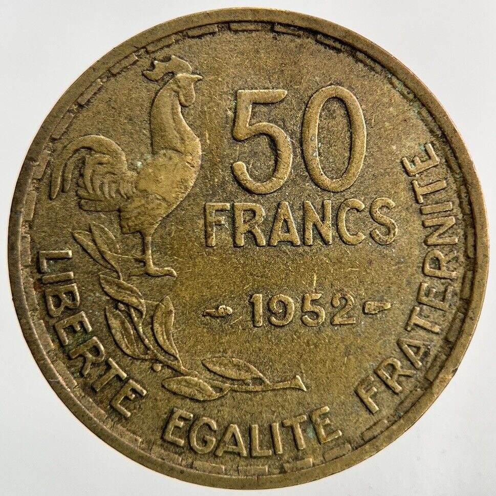 1952 France 50 Francs Coin | Fine Collectable Grade