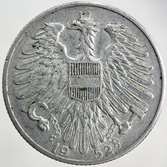 1952 Austria 5 Schilling Silver Coin | Fine Collectable Grade