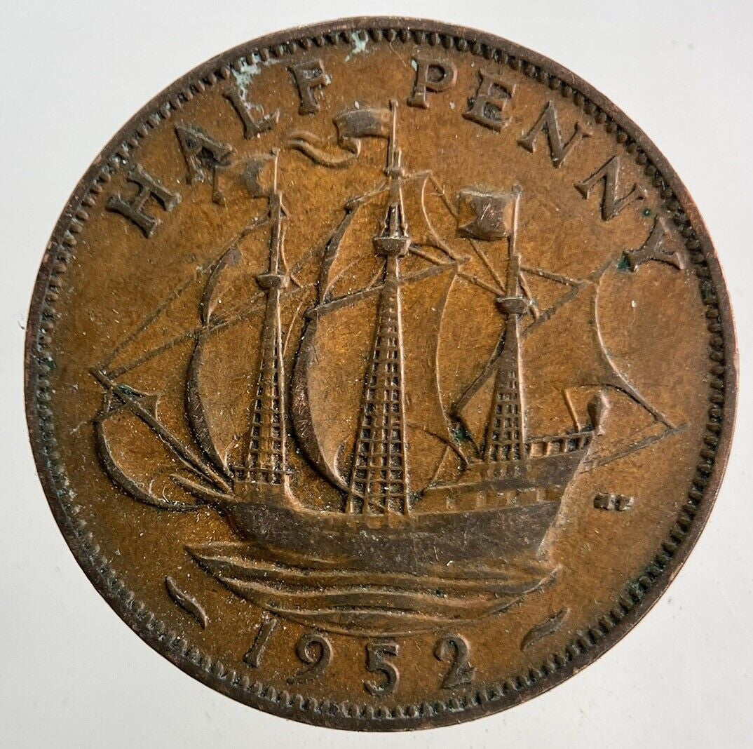 1952 George VI Half-Penny Coin | Fine Collectable Grade