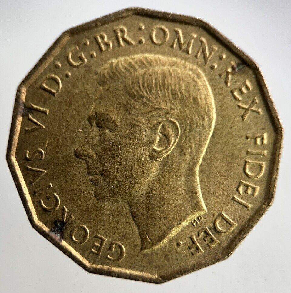 1952 George VI Brass Threepence Coin | Very High Grade