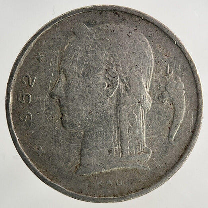 1952 Belgium 1 Franc Coin | Collectable Grade