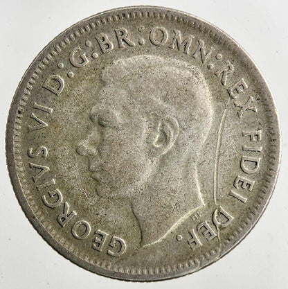 1952 Australia Shilling Silver Coin | Fine Collectable Grade