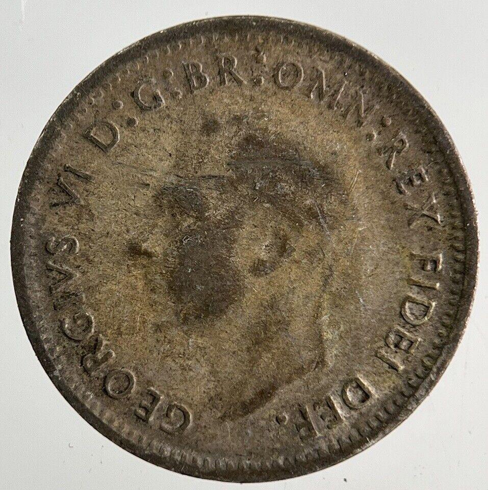 1952 Australia Threepence Silver Coin | Fine Collectable Grade