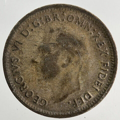 1952 Australia Threepence Silver Coin | Fine Collectable Grade