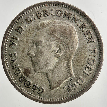 1952 Australia Shilling Silver Coin | Fine Collectable Grade