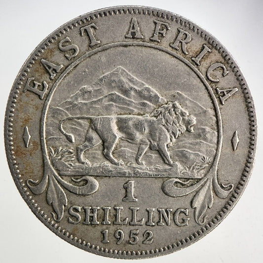 1952 East Africa One Shilling Coin | Very High Grade