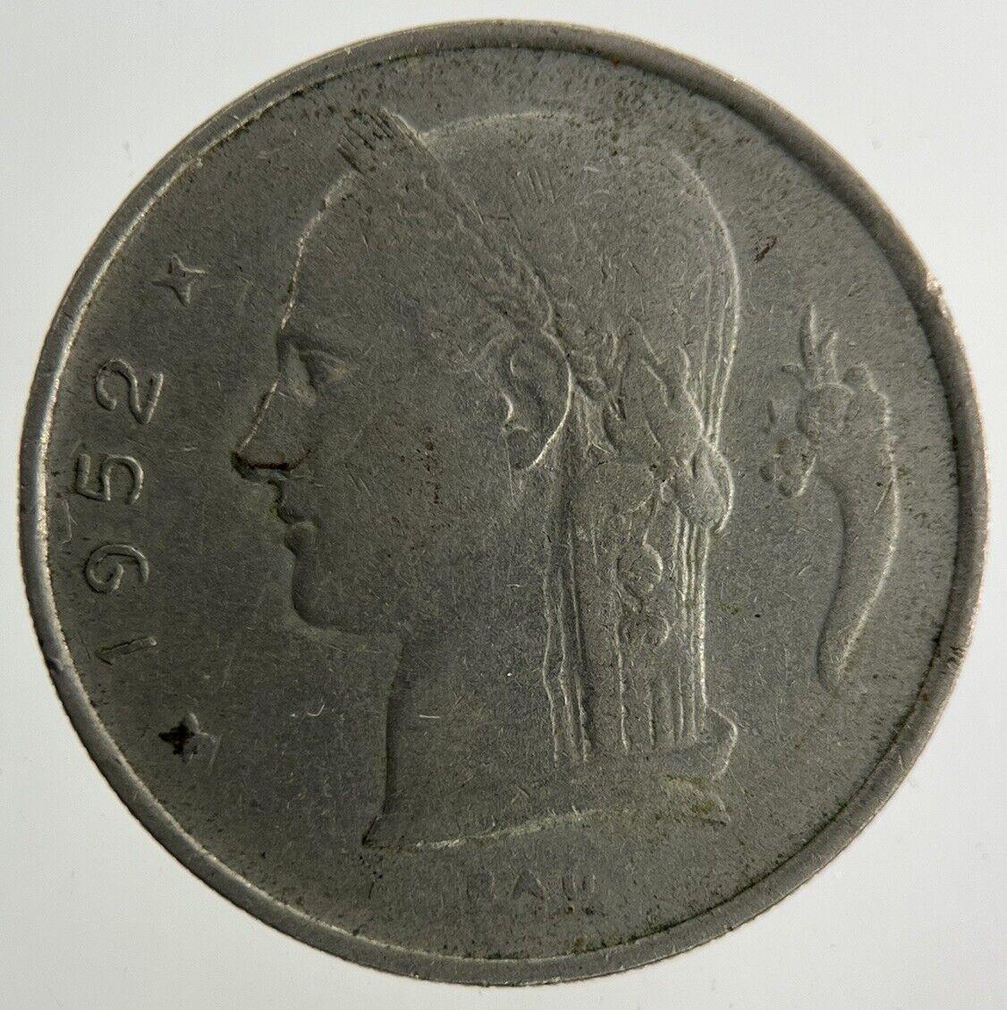 1952 Belgium 1 Franc Coin | Collectable Grade
