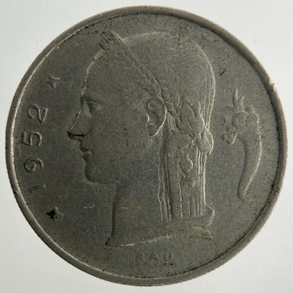 1952 Belgium 1 Franc Coin | Collectable Grade