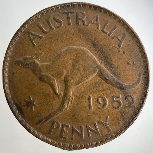 1952 Australia One Penny Coin | Fine Collectable Grade