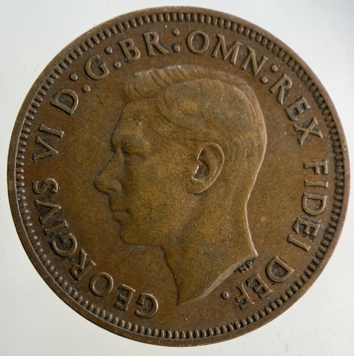 1952 George VI Half-Penny Coin | Fine Collectable Grade
