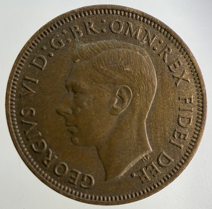 1952 George VI Half-Penny Coin | Very High Grade