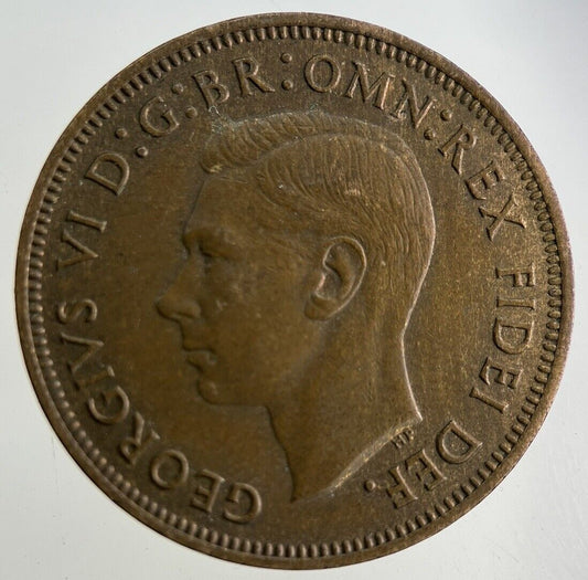 1952 George VI Half-Penny Coin | Very High Grade