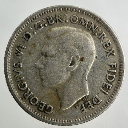 1952 Australia Shilling Silver Coin | Fine Collectable Grade