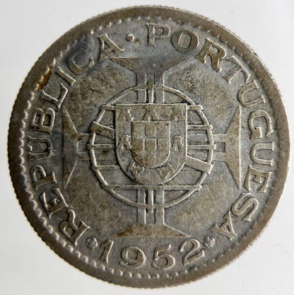 1952 Portugal Mozambique 10 Escudos Silver Coin | Collectable Grade