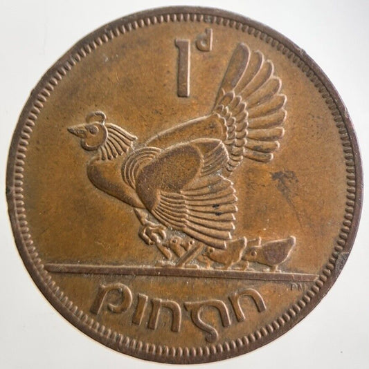 1952 Irish Penny Coin | Very High Grade | a4735