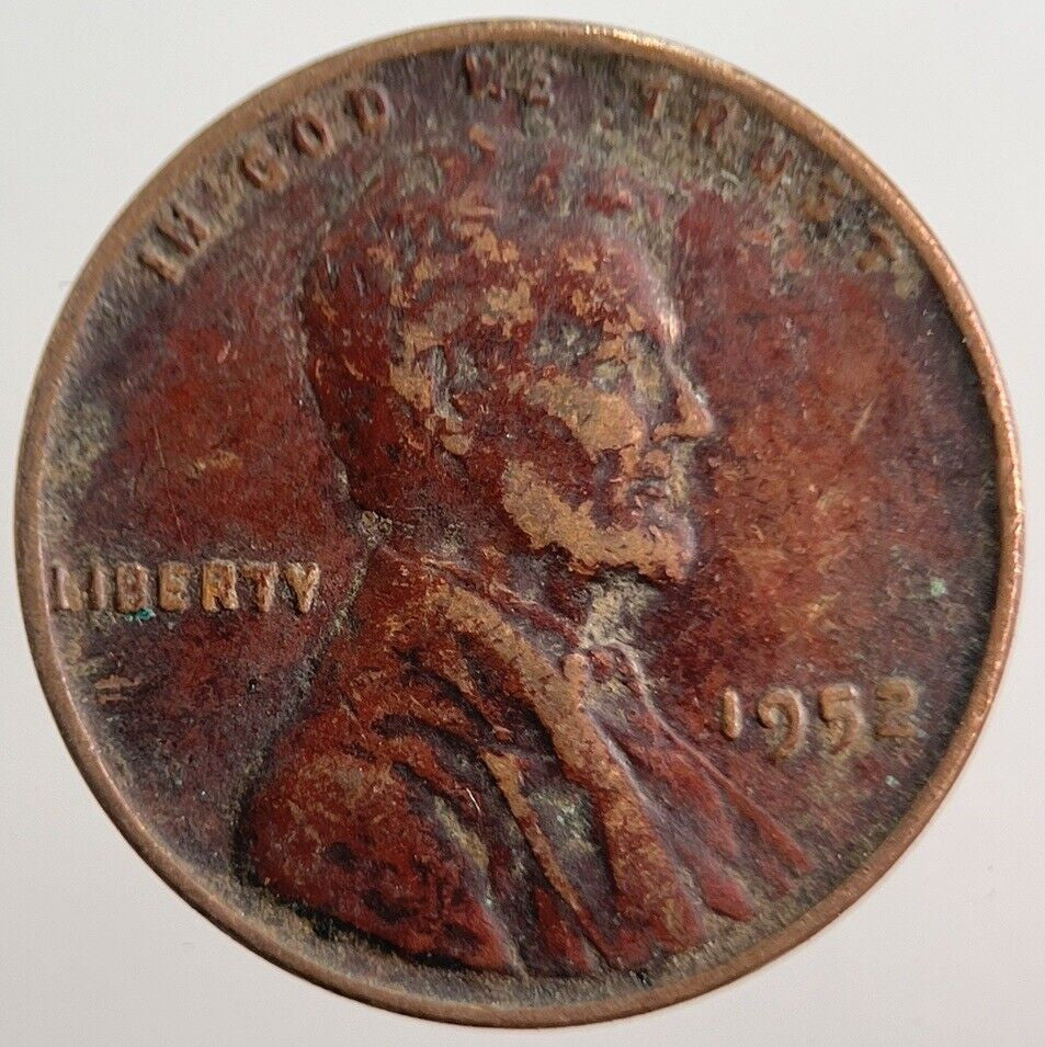 1952 Lincoln US USA One Cent Coin | Fine Collectable Grade | a515