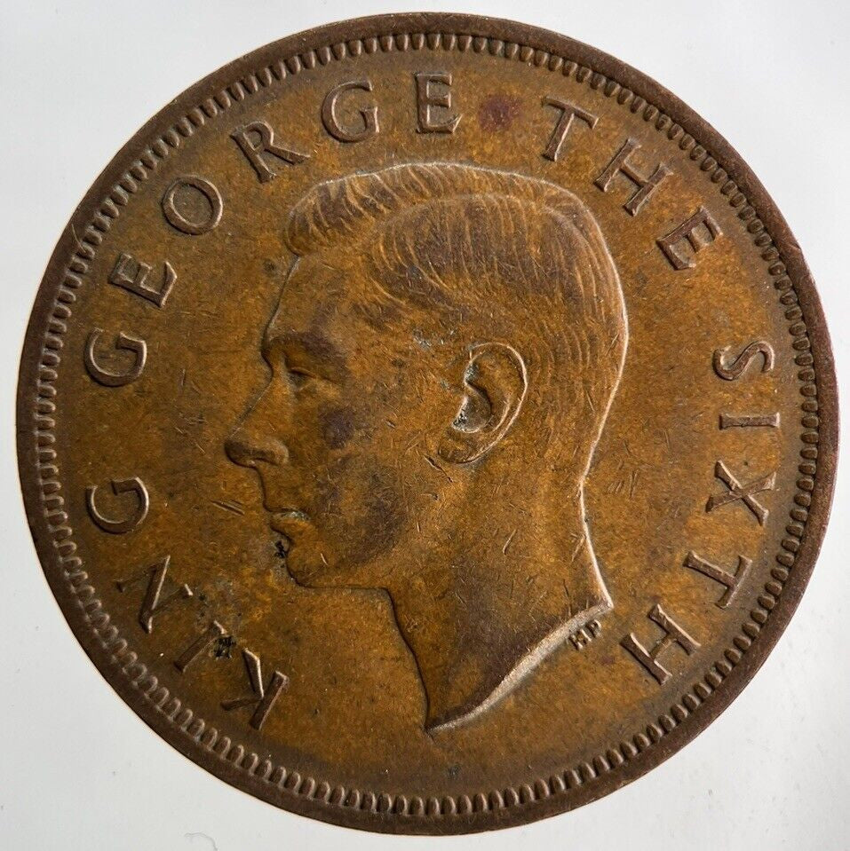 1952 New Zealand One Penny Coin | Very High Grade