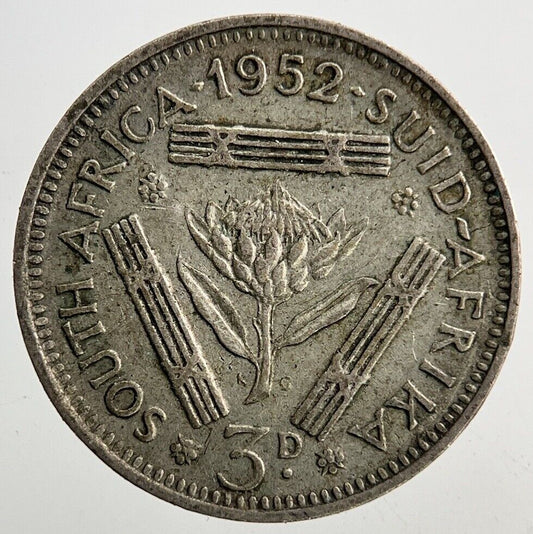 1952 South Africa Threepence Silver Coin | Collectable Grade