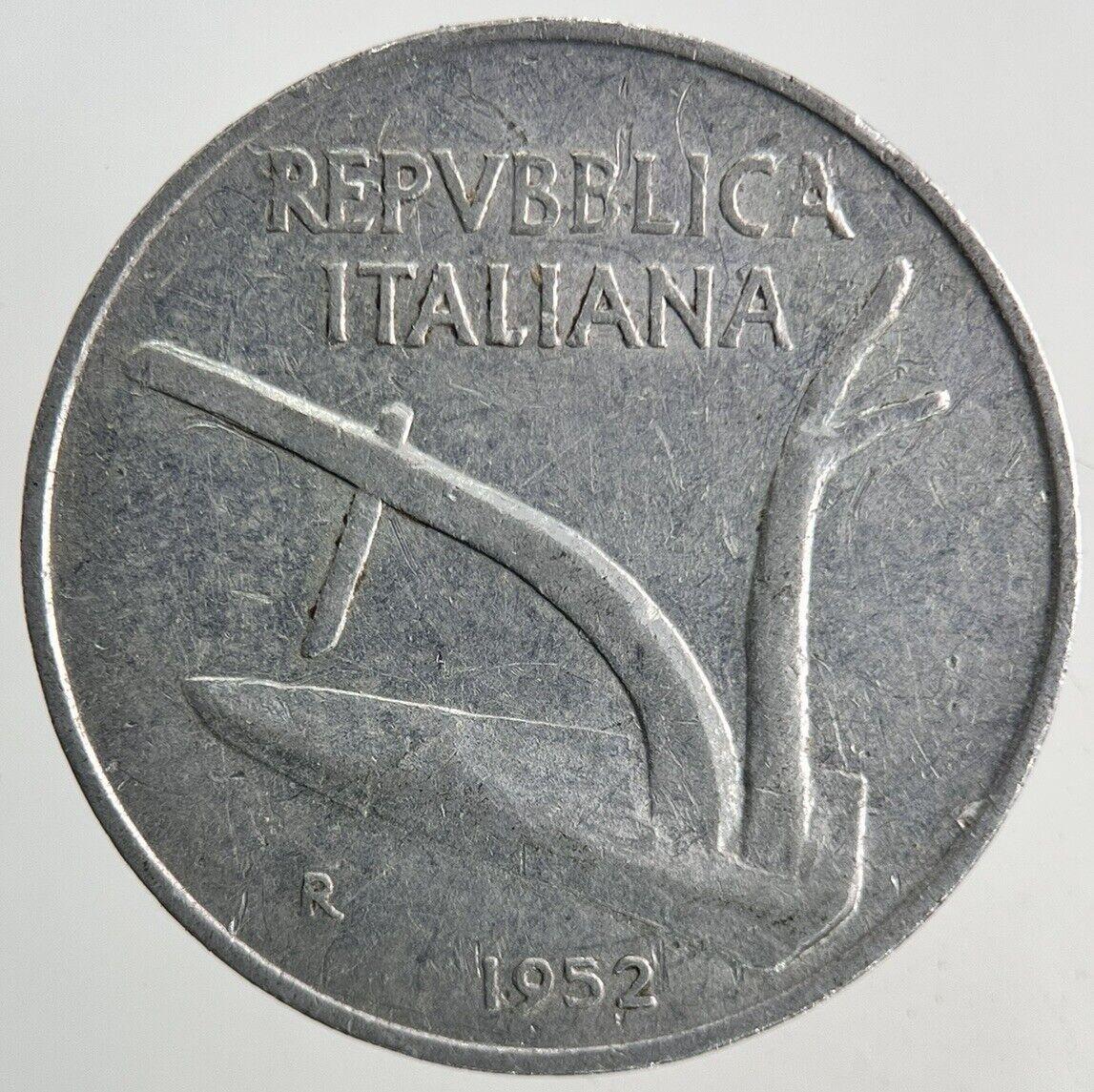 1952 Italy 10 Centesimi Coin | Fine Collectable Grade