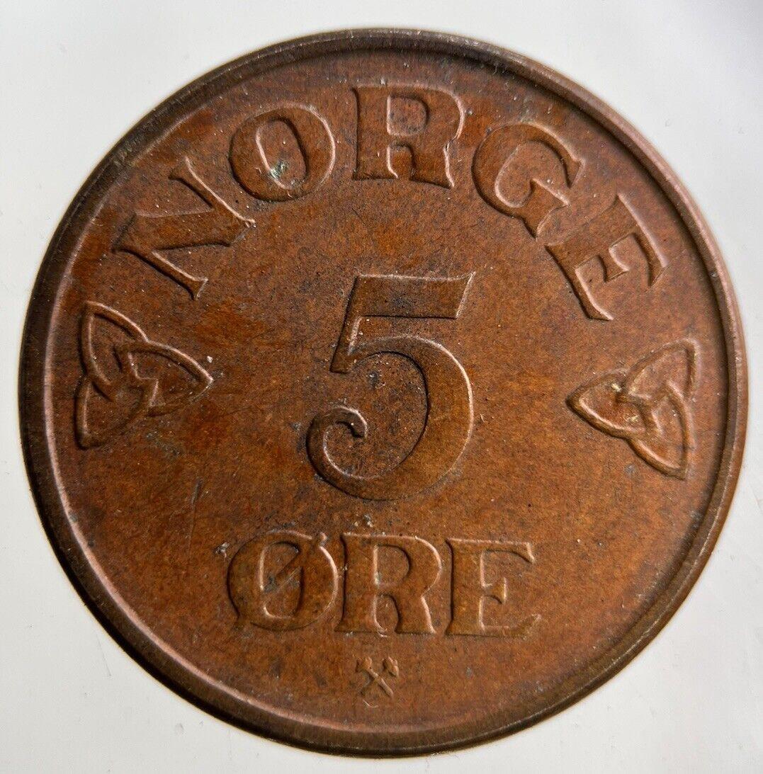 1952 Norway 5 Ore Coin | Fine Collectable Grade