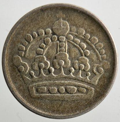 1952 Sweden 10 Ore Silver Coin | Fine Collectable Grade