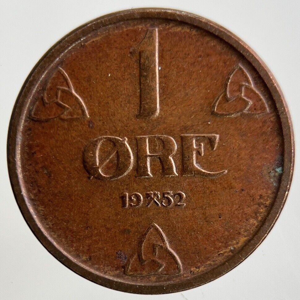 1952 Norway 1 Ore Coin | Fine Collectable Grade