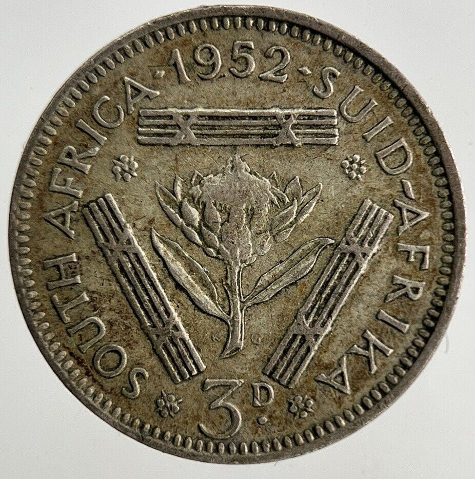 1952 South Africa Threepence Silver Coin | Collectable Grade