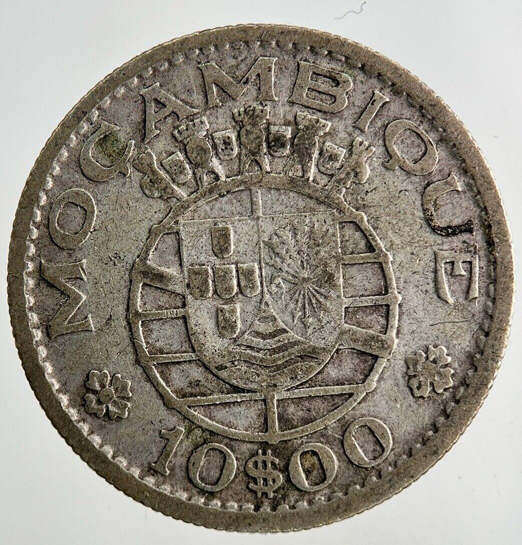1952 Portugal Mozambique 10 Escudos Silver Coin | Collectable Grade