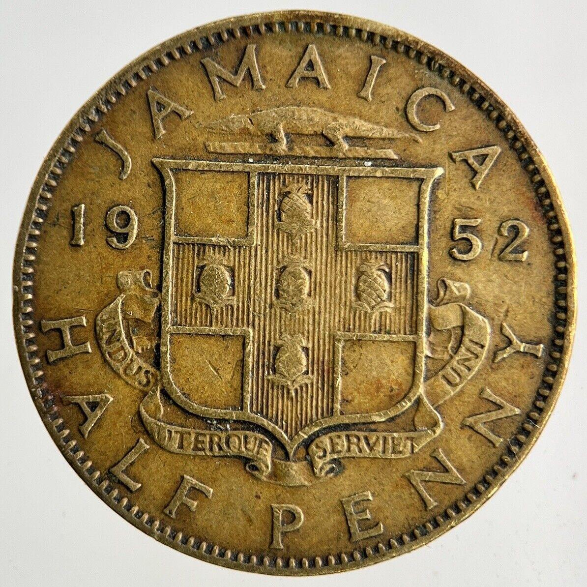 1952 Jamaica Half-Penny Coin | Fine Collectable Grade