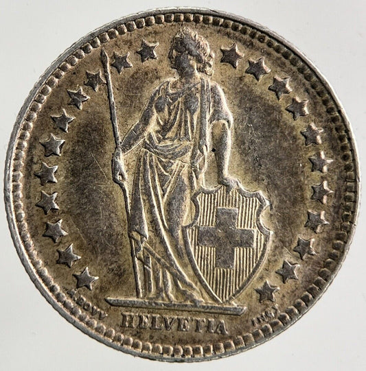 1952 Switzerland Swiss 1/2 Half Franc Silver Coin | Very High Grade