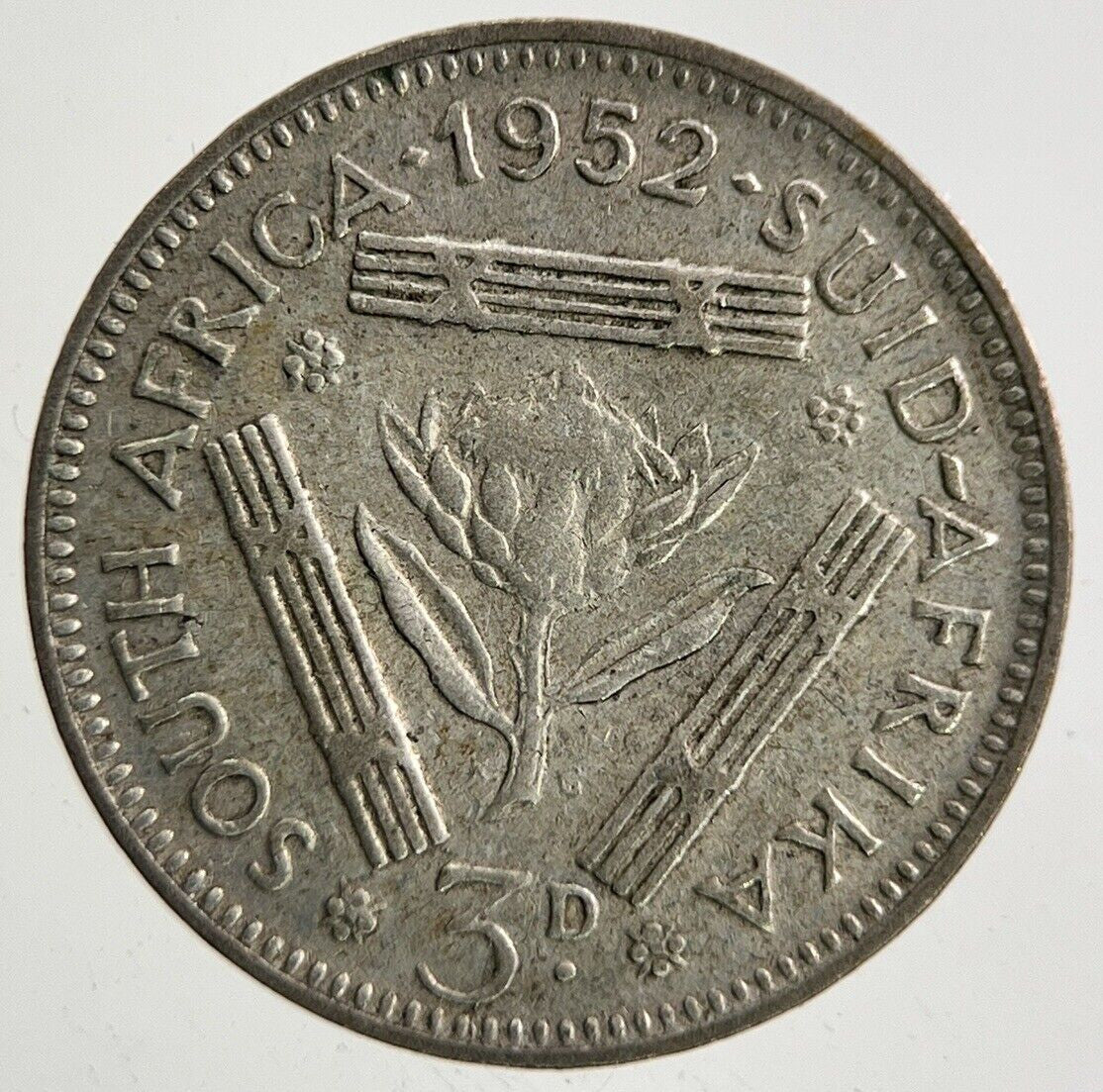 1952 South Africa Threepence Silver Coin | Collectable Grade