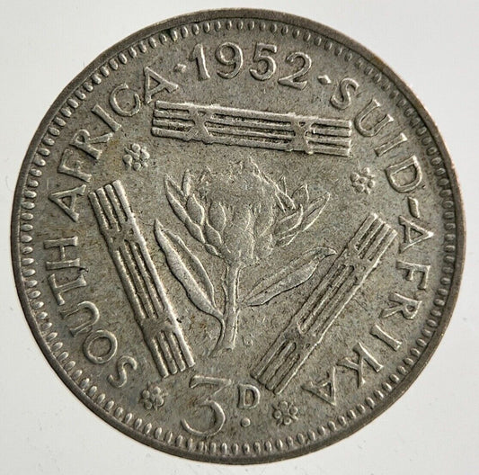1952 South Africa Threepence Silver Coin | Collectable Grade