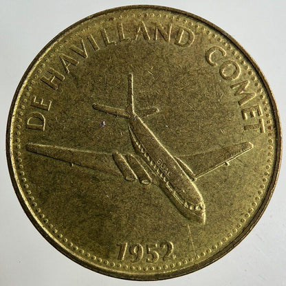 1952 Shell De Havilland Comet Token Coin | Collectable Grade