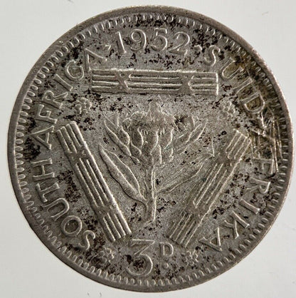 1952 South Africa Threepence Silver Coin | Collectable Grade