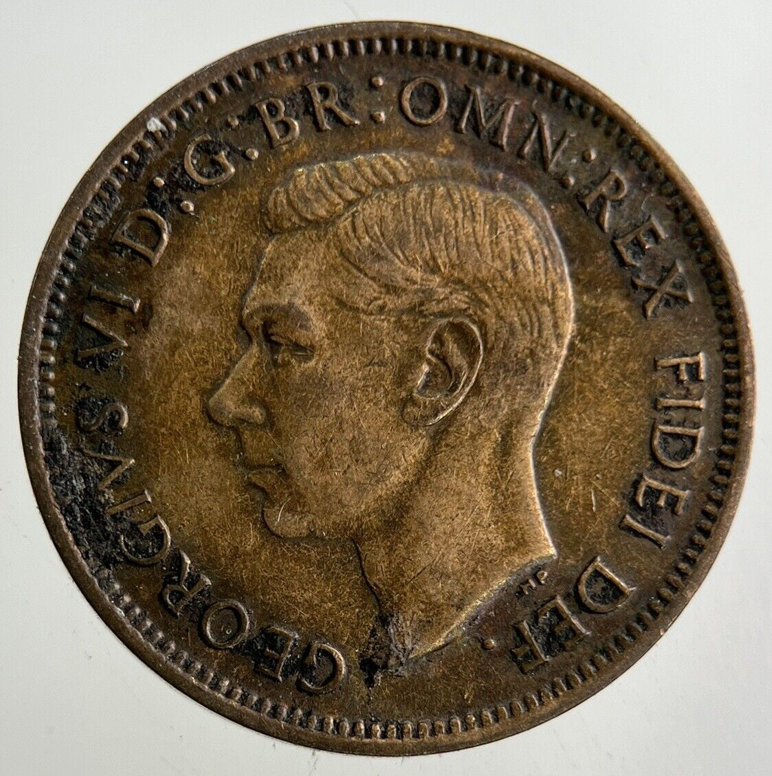 1952 George VI Wren Farthing Coin | Very High Grade